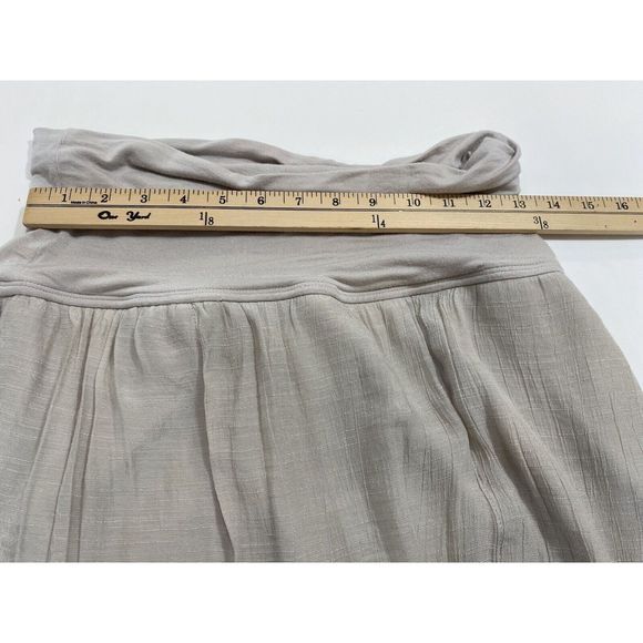 ABG Beige maxi skirt boho bohemian Women's Size Medium - Picture 6 of 8